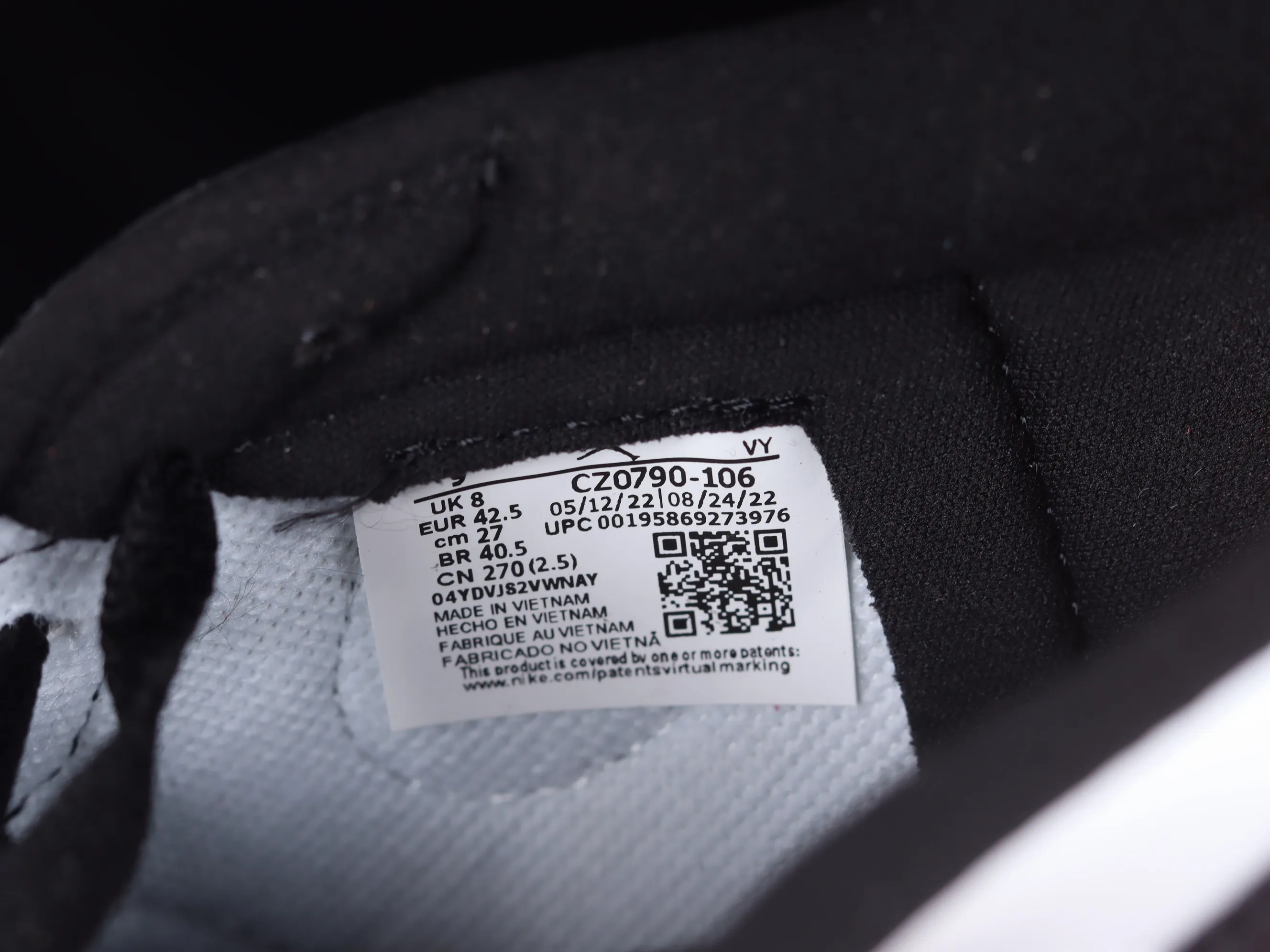 All categories Air Jordan Jordan series basketball shoes Air Jordan 1 Low Z version Air Jordan 1 Low AJ1 Joe 1 new black toe cultural and leisure sports sneakers CZ0790-106